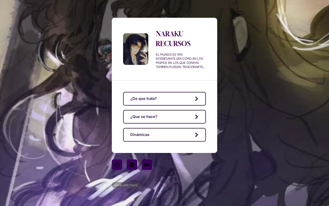 Carrd profile picture for @canal